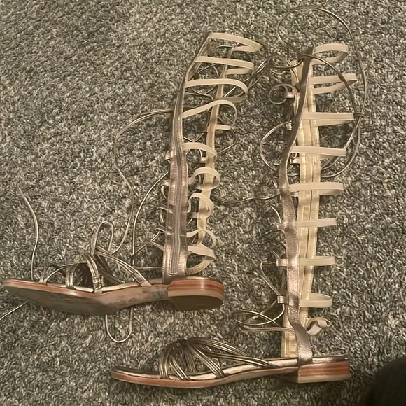 Authentic Stuart Weitzman Gladiator Sandals - Picture 1 of 4